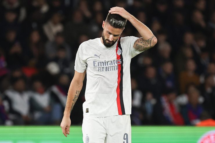 Giroud lascia il Milan