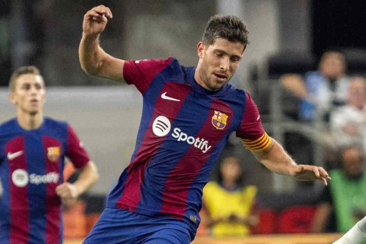 Calciomercato Barcellona addio parametro zero Sergi Roberto Marcos Alonso Juventus