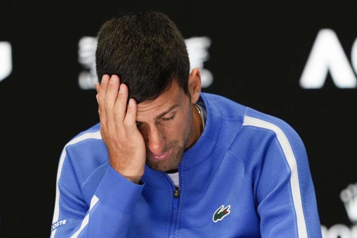 Clamoroso sfogo di Novak Djokovic