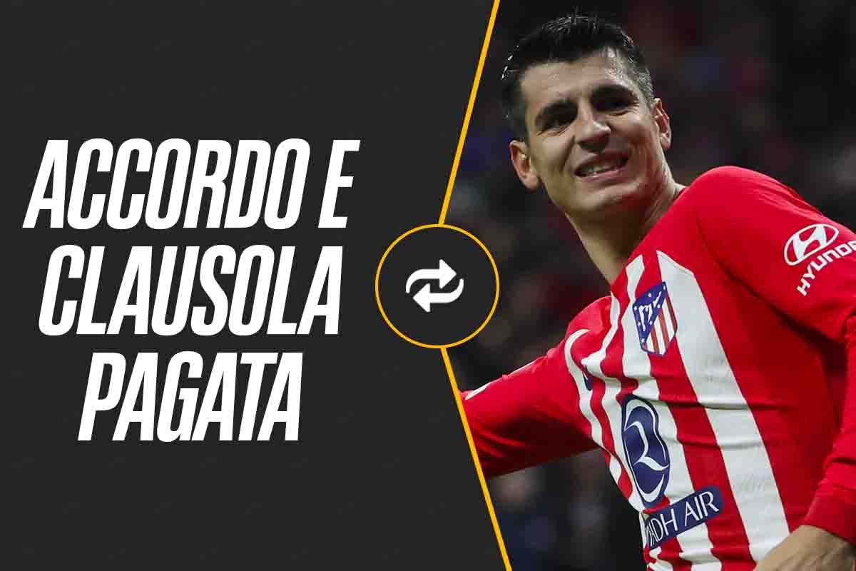 Morata saluta con la clausola