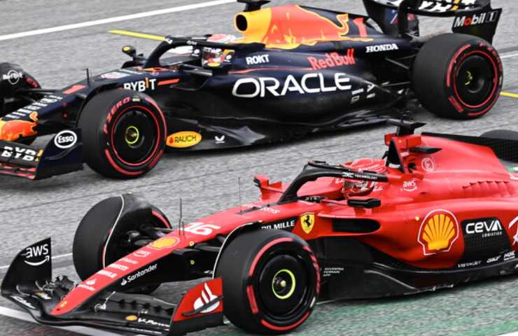 Ferrari e Red Bull sulla griglia di partenza