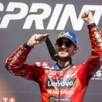 Bagnaia entusiasta al via del GP d'Olanda, la sua Ducati vola