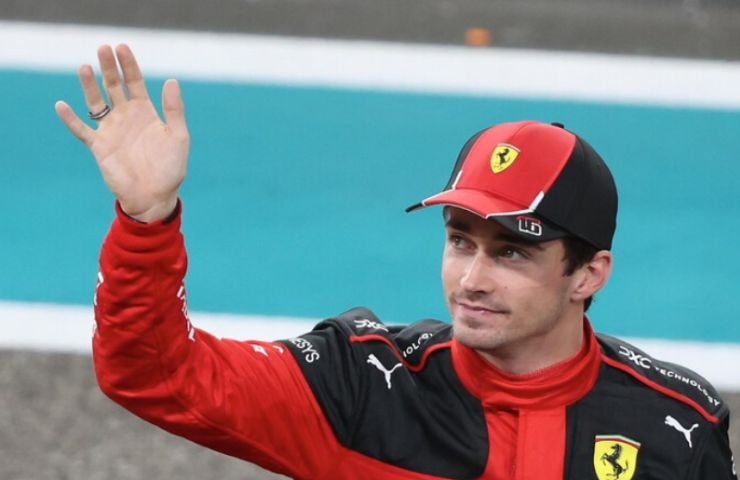 Il pilota Ferrari Charles Leclerc