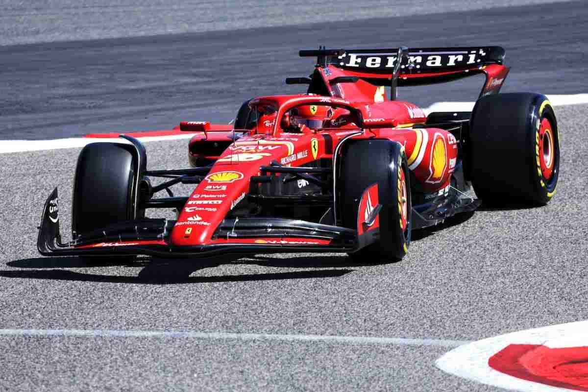 Leclerc Silverstone Formula 1 parole