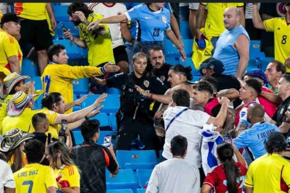 Uruguay Colombia rissa Copa America
