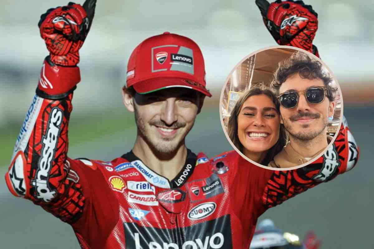 Pecco Bagnaia con la futura moglie Domizia