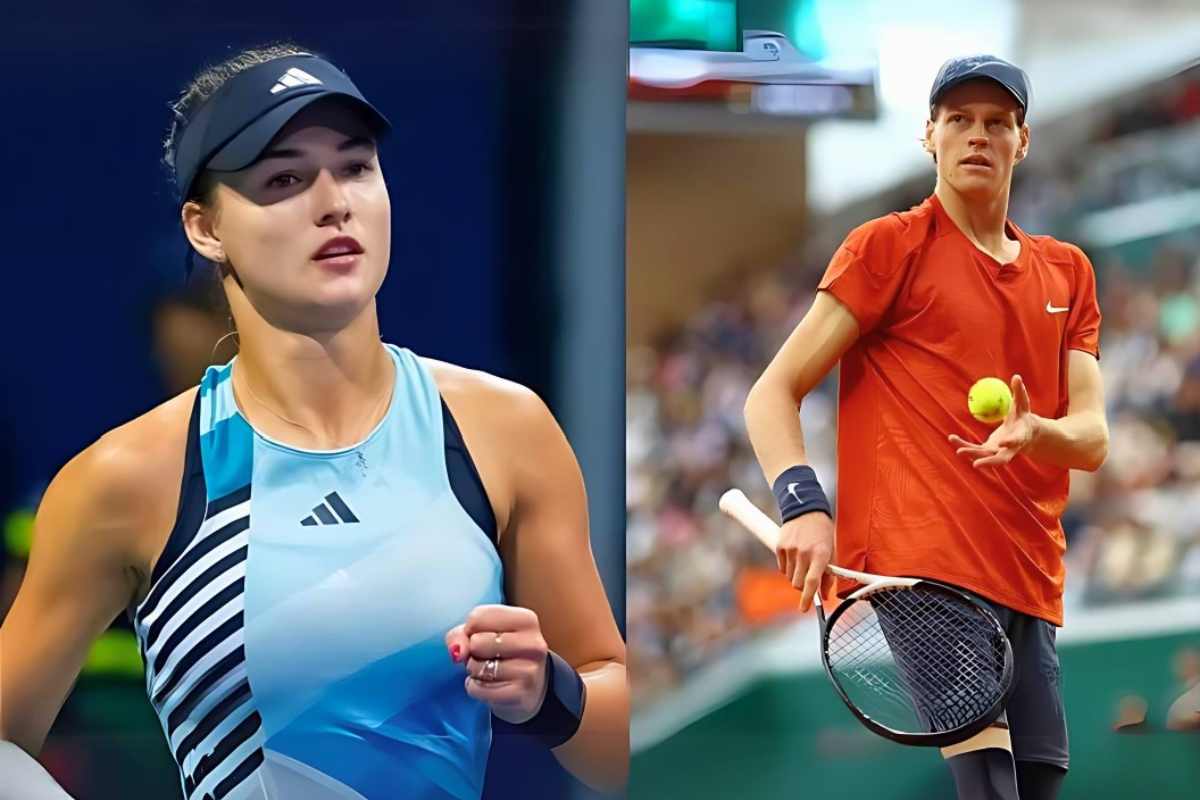 Anna e Sinner coppia tennis compagni