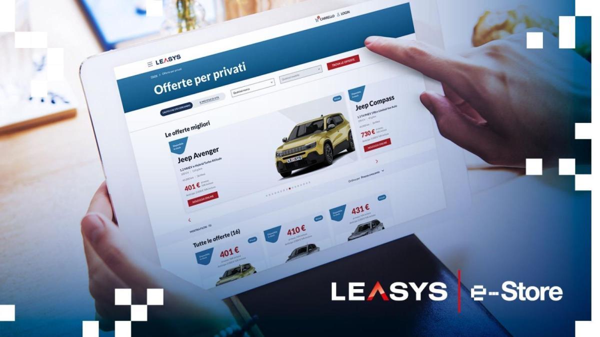 Leasys e-Store: Scopri la comodità del noleggio auto online