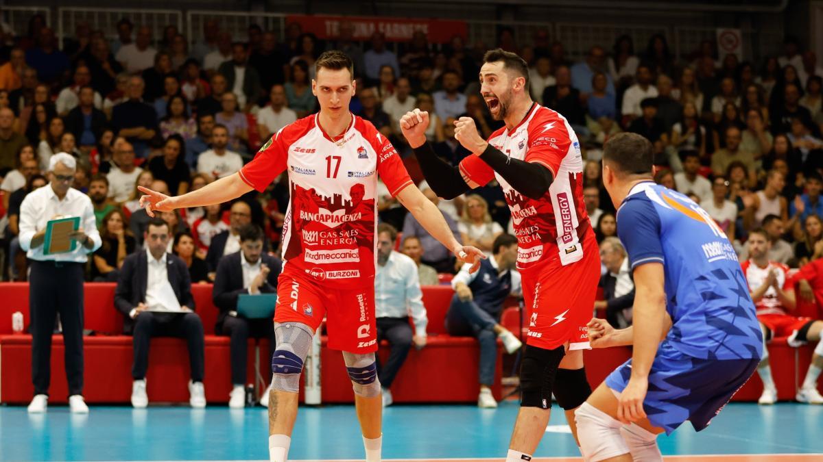 Piacenza trionfa contro Taranto con poker in Superlega