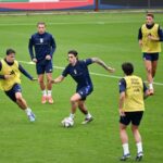 Preparazione intensiva degli Azzurri per il match contro Israele