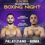 Pugilato Europeo Welter: Geografo vince il derby romano