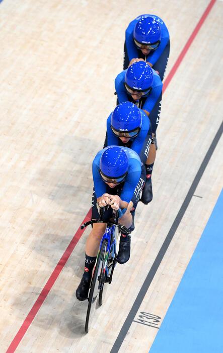 Successo delle italiane nella competizione mondiale su pista