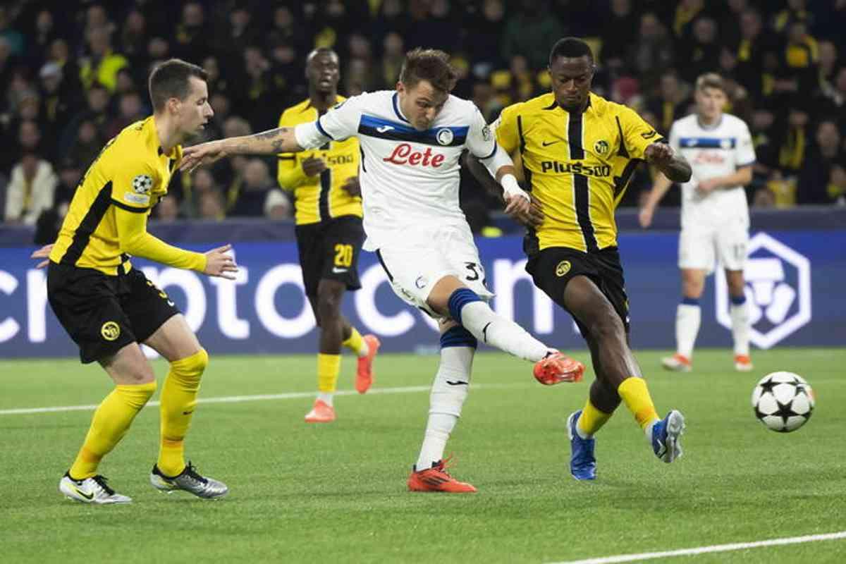 Atalanta trionfa a berna con una vittoria schiacciante sui young boys