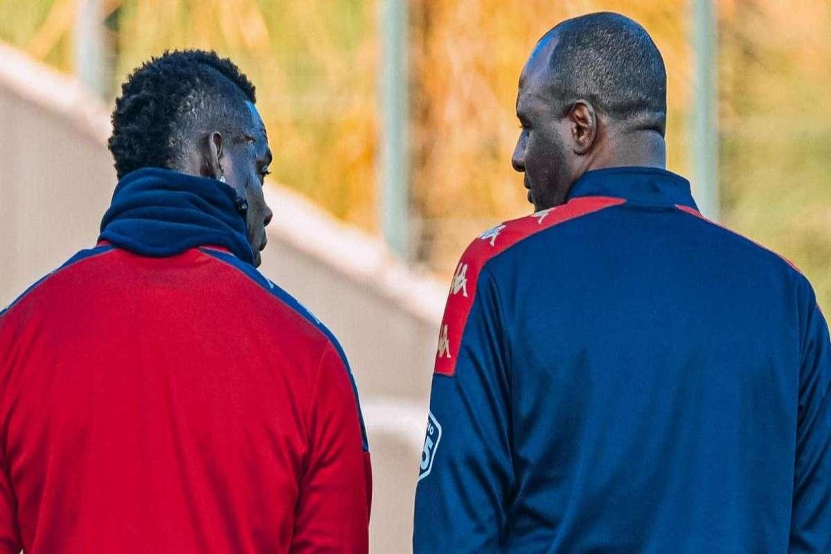 Genoa, accordo tra vieira e balotelli per salvare il grifone