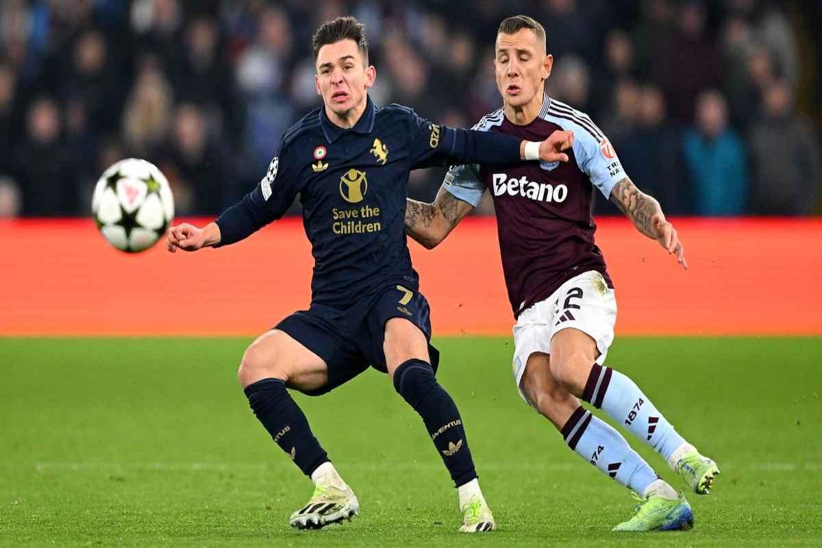 Juve senza attaccanti ma conquista un punto prezioso contro l'aston villa