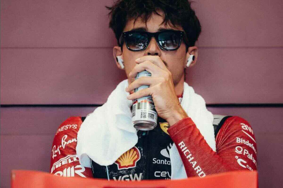 Leclerc contro la Ferrari