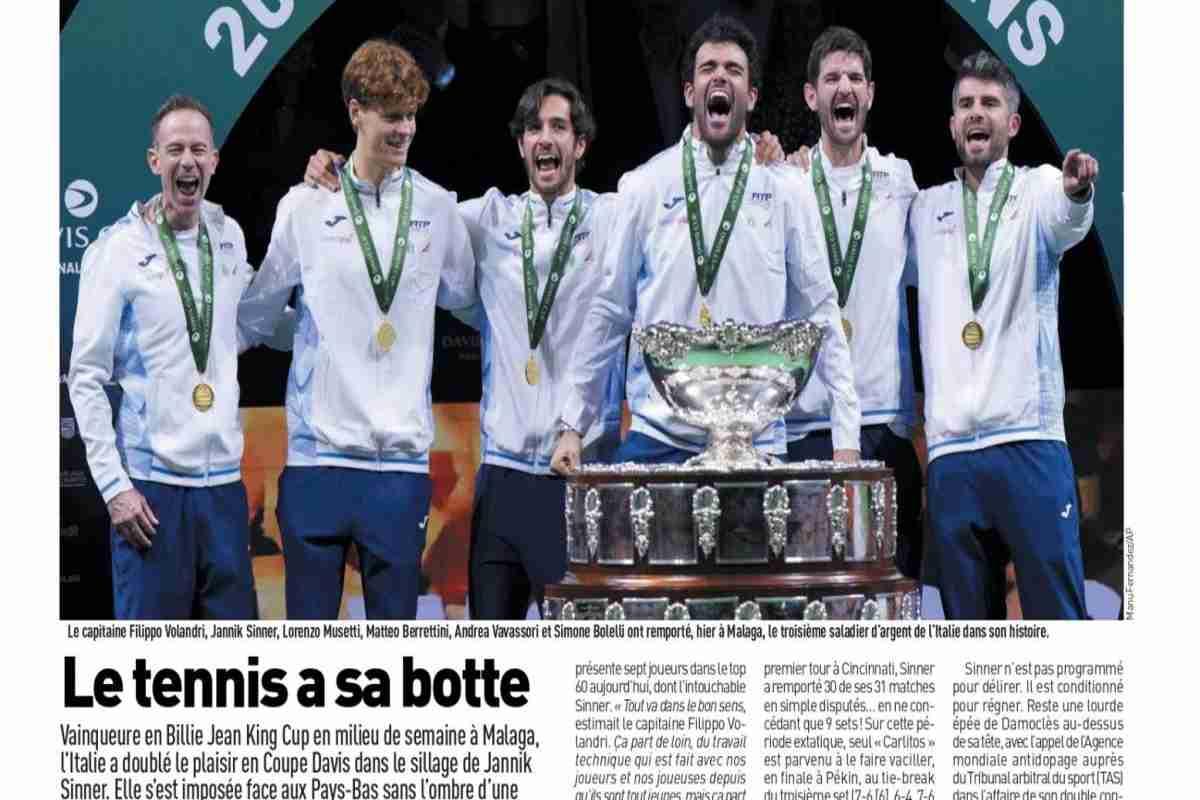 L'italia trionfa: la coppa davis celebra il dominio del tennis azzurro