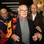 Ranieri fa il suo ingresso trionfale a Trigoria