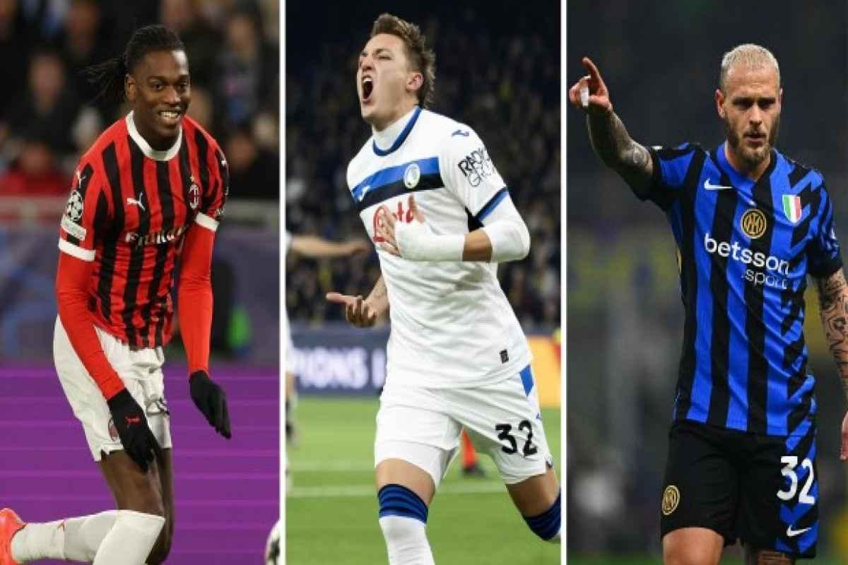 Tripletta che accende le speranze italiane in champions league