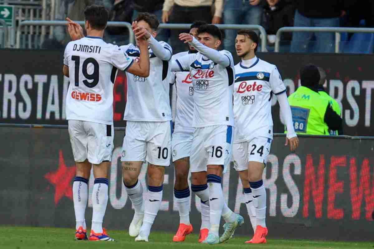 Atalanta continua la sua corsa: decima vittoria consecutiva contro il cagliari