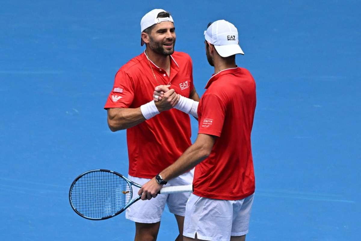 Bolelli e Vavassori sfidano Heliovaara e Patten: segui la diretta del match in pareggio 6-6 all'Australian Open