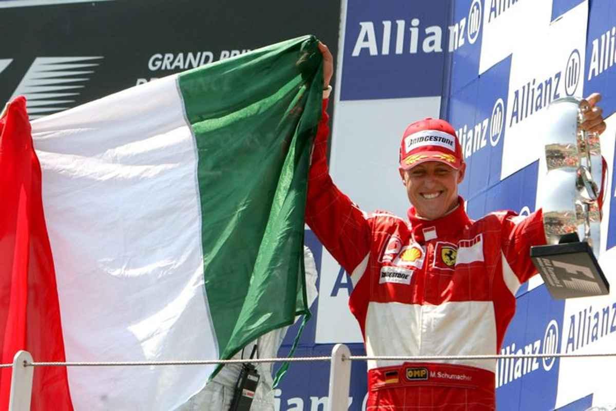 Ferrari celebra schumacher con un messaggio emozionante