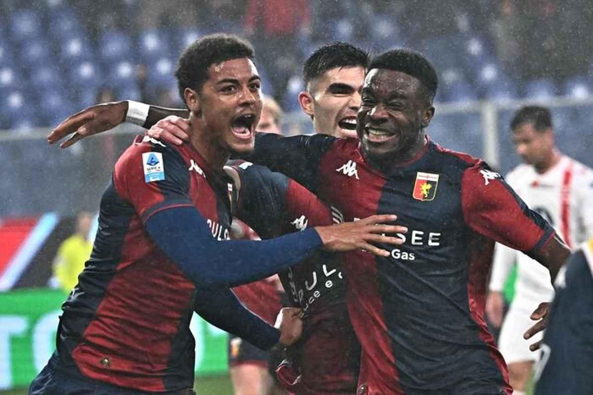 Genoa conquista la vittoria sotto la pioggia, Monza sempre più in crisi