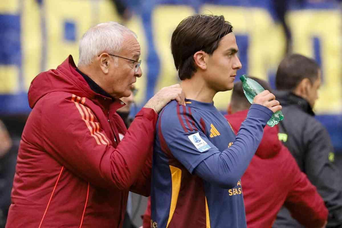 Ranieri esprime affetto per i tifosi della roma al tre fontane