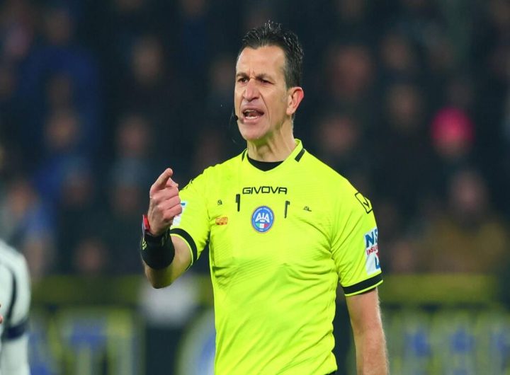 Arbitri designati: Doveri per Napoli-Inter, Manganiello per Milan-Lazio