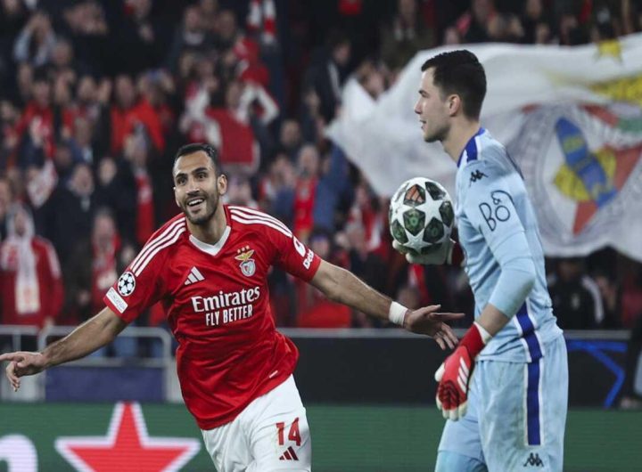 Benfica conquista gli ottavi di finale dopo un emozionante pareggio 3-3 con il Monaco