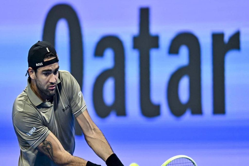 Berrettini eliminato ai quarti a Doha, Draper conquista la semifinale