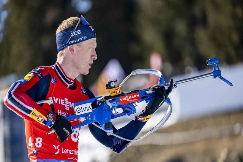 Biathlon: Boe conquista l'oro nella sprint, Giacomel chiude quinto