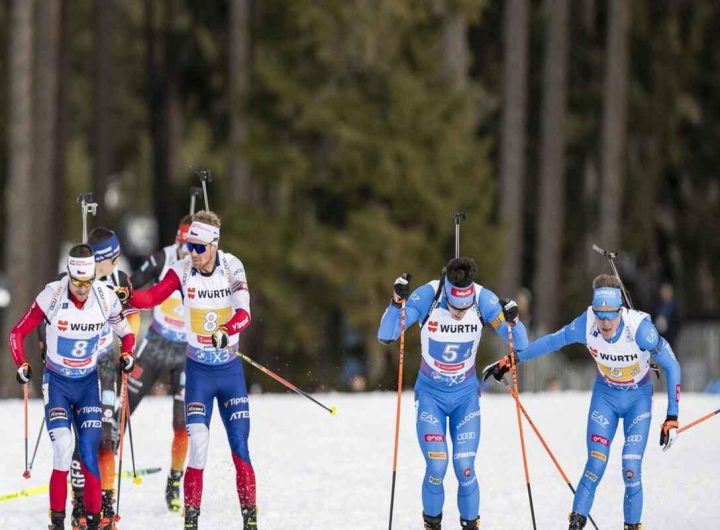 Biathlon: l'Italia conquista il settimo posto nella staffetta mista, ma la Francia trionfa con l'oro