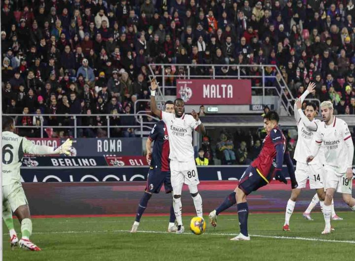 Bologna sorprende il Milan con una vittoria inaspettata: 2-1 al Dall'Ara