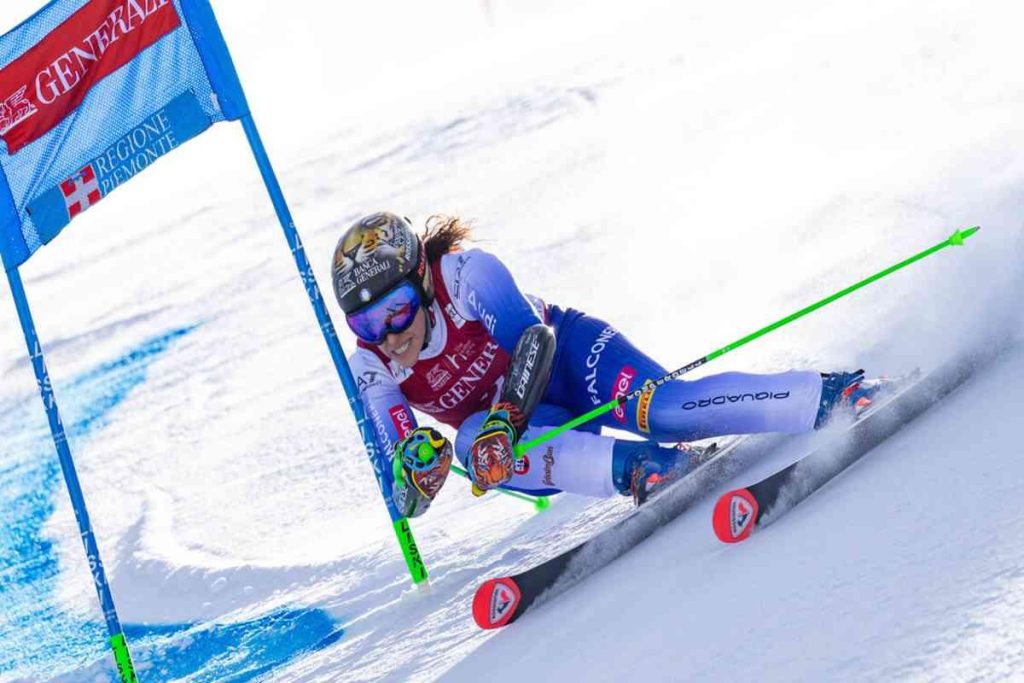 Brignone trionfa nel gigante di Sestriere, Goggia si piazza quarta