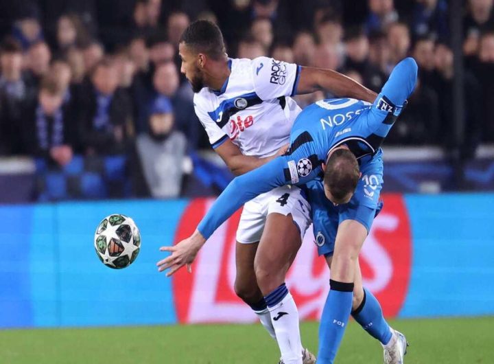 Bruges stuns Atalanta with a thrilling 2-1 victory in Champions League playoff