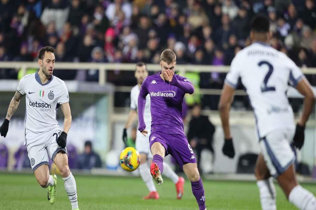 Fiorentina-Inter: segui la diretta della sfida di Serie A