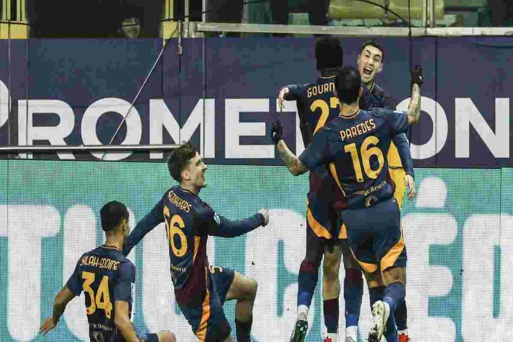 La Roma conquista Parma con un gol da sogno di Soulè