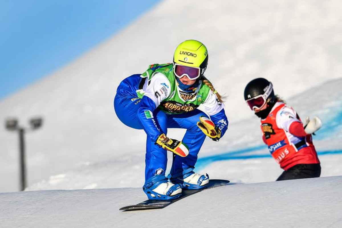 Moioli a un passo dal podio nella tappa di Beidahu del cdm di snowboard