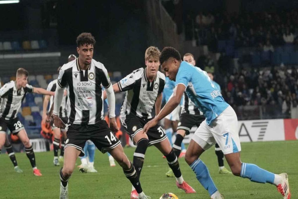 Napoli fermato dall'Udinese: un pareggio che complica la corsa al vertice della Serie A