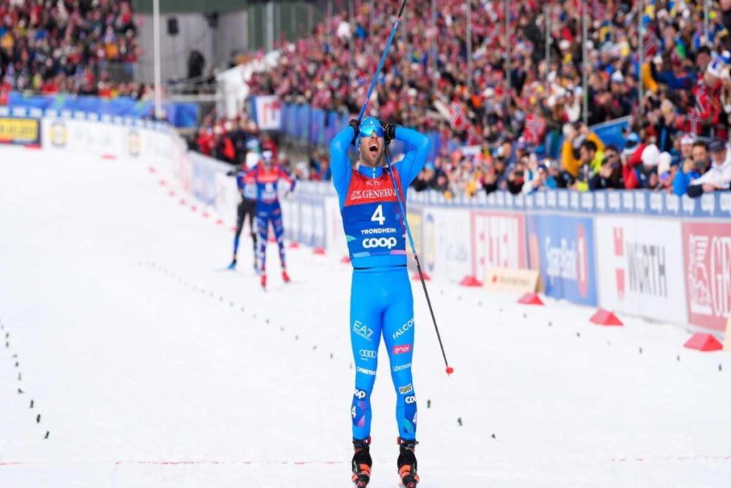 Pellegrino conquista l'argento nella sprint TL ai Mondiali di sci nordico