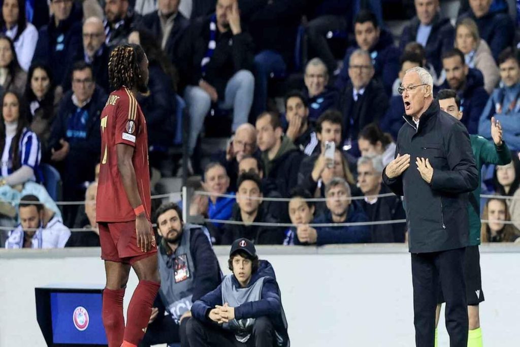 Ranieri perde la calma: polemica con l'arbitro e Rosetti in Europa League