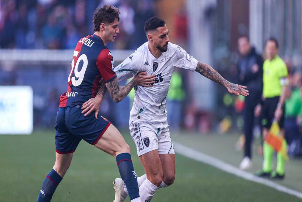 Genoa ed Empoli si sfidano: diretta e foto del match in Serie A