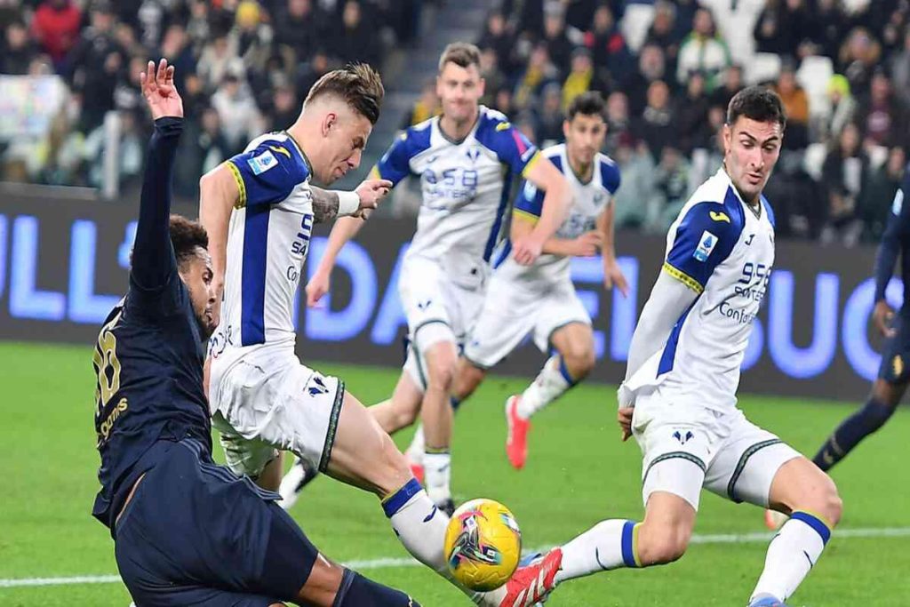 Juventus batte Verona 1-0: cronaca e immagini della partita in diretta